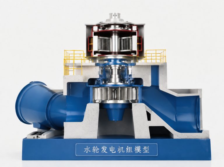 盐城水轮发电机组剖视模型